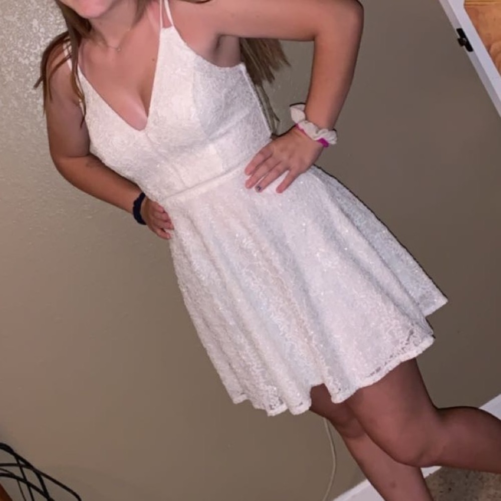 White Sparkle Dress